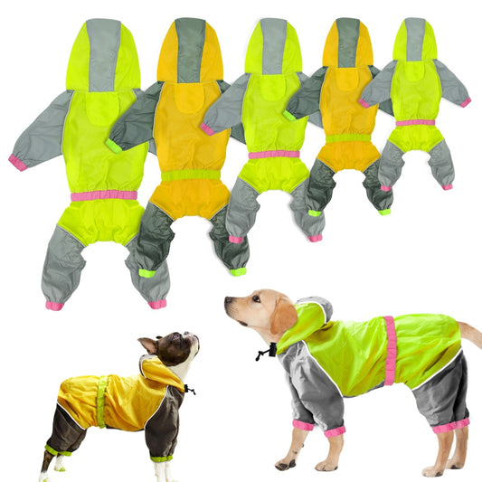 Dog Raincoat Reflective