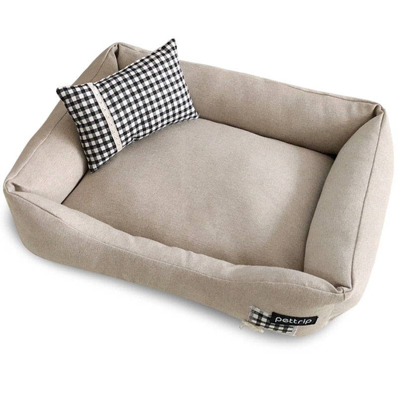 Elegant Dog Bed With Pillow