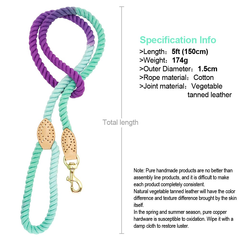 Colorful Dog Leash 150 CM