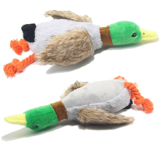 Cute Plush Duck Dog Toy