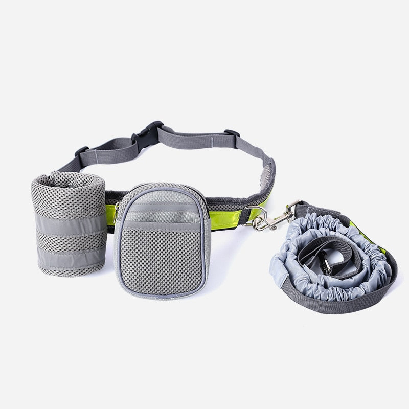 Benepaw Reflective Handsfree Dog Leash With Two Storage Bags