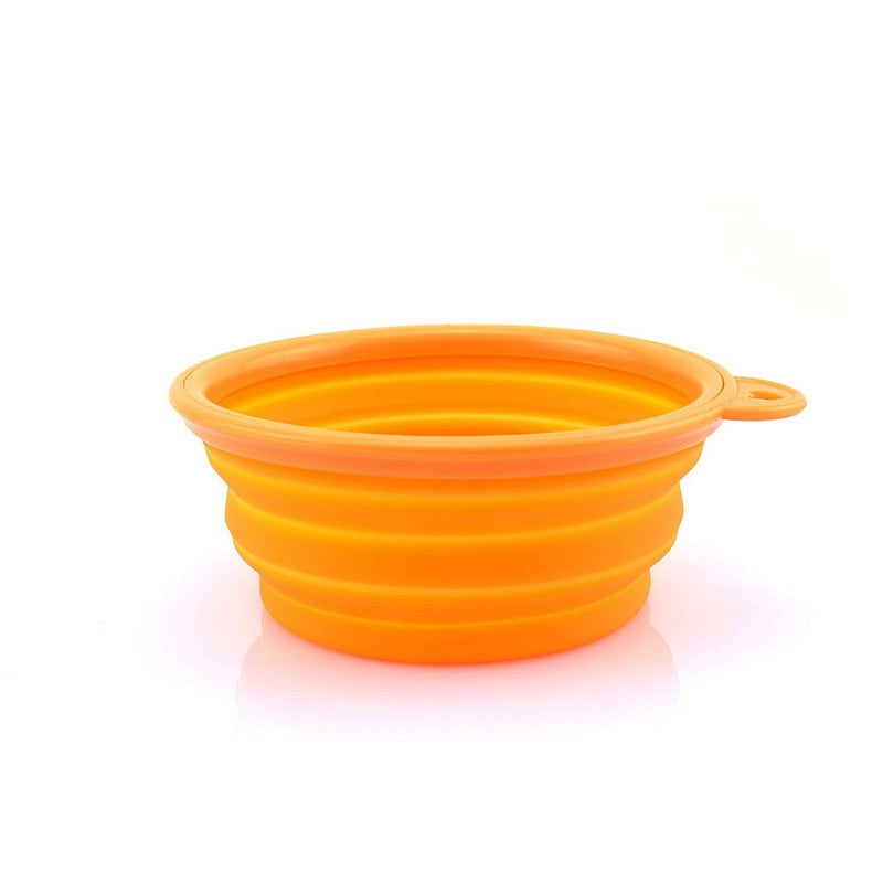 350ml or 1000ml Solid Color Foldable Dog Bowl