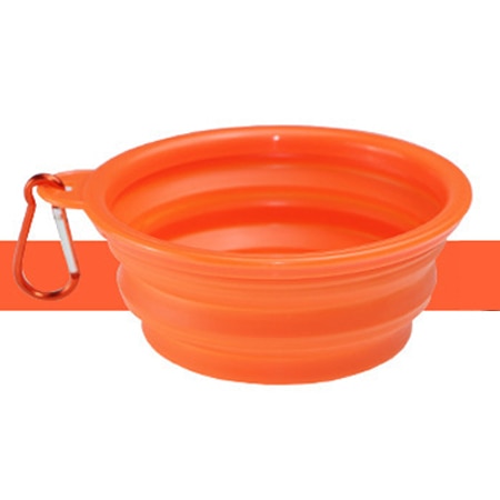 350ml or 1000ml Solid Color Foldable Dog Bowl