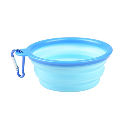 350ml or 1000ml Solid Color Foldable Dog Bowl